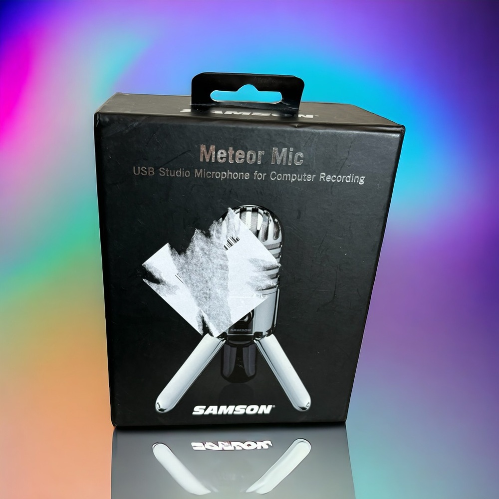 Samson Meteor Mic USB Studio Microphone for Computer Recording. Includes Manual